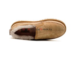 UGG STITCH SLIP ON CHESTNUT