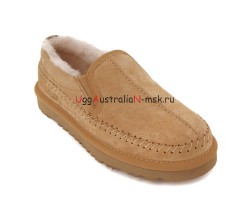 UGG STITCH SLIP ON CHESTNUT