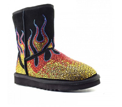 UGG WOMEN'S CLASSIC JEREMY SCOTT BLACK