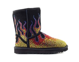 UGG WOMEN'S CLASSIC JEREMY SCOTT BLACK