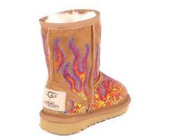 UGG WOMEN'S CLASSIC JEREMY SCOTT CHESTNUT