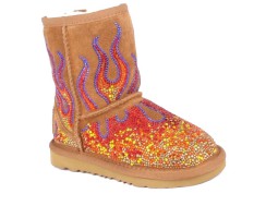 UGG WOMEN'S CLASSIC JEREMY SCOTT CHESTNUT