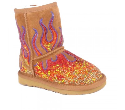 UGG WOMEN'S CLASSIC JEREMY SCOTT CHESTNUT