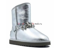 UGG ZANOTTI CAROLINA METALLIC SILVER