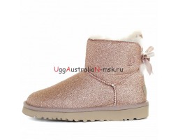 BAILEY BOW MINI SPARKLE FASHION BOOT GOLD