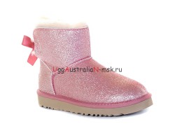 BAILEY BOW MINI SPARKLE FASHION BOOT PINK