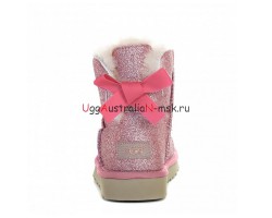 BAILEY BOW MINI SPARKLE FASHION BOOT PINK