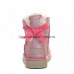 BAILEY BOW MINI SPARKLE FASHION BOOT PINK