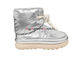 UGG CLASSIC MAXI SHORT SILVER