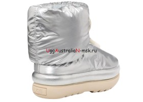 UGG CLASSIC MAXI SHORT SILVER
