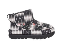 UGG CLASSIC MAXI WAVELENGTH MINI BLACK/WHITE