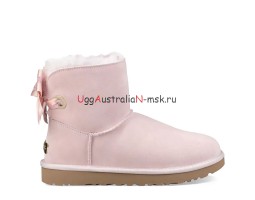 UGG CUSTOMIZABLE BAILEY BOW MINI BOOT PINK