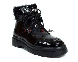 UGG MARTIN PATENT BLACK