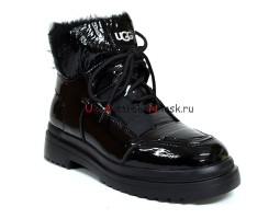 UGG MARTIN PATENT BLACK