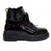 UGG MARTIN PATENT BLACK