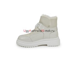 UGG MARTIN PATENT WHITE