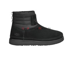 UGG CLASSIC MINI MENS LACE-UP WEATHER BLACK