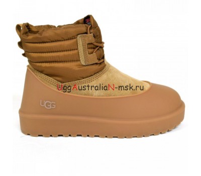 UGG CLASSIC MINI MENS LACE-UP WEATHER CHOCOLATE