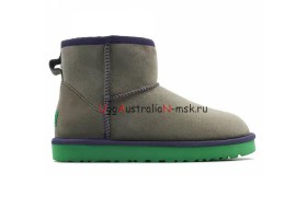  UGG CLASSIC MINI II GREY-AQUA