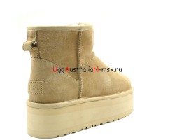 UGG CLASSIC MINI PLATFORM SAND