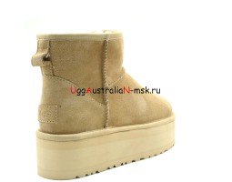UGG CLASSIC MINI PLATFORM SAND