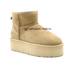 UGG CLASSIC MINI PLATFORM SAND