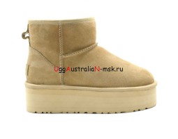 UGG CLASSIC MINI PLATFORM SAND