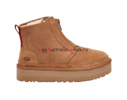 UGG NEUMEL PLATFORM ZIP CHESTNUT