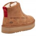 UGG NEUMEL PLATFORM ZIP CHESTNUT