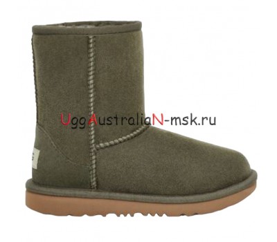 UGG WOMEN'S CLASSIC SHORT BRUNT OLIVE