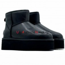 CLASSIC MINI PLATFORM LEATHER BLACK