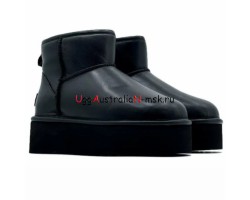 CLASSIC MINI PLATFORM LEATHER BLACK