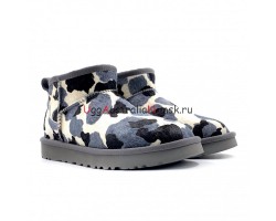 CLASSIC ULTRA MINI COW PRINT GREY