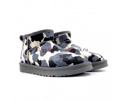 CLASSIC ULTRA MINI COW PRINT GREY