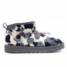 CLASSIC ULTRA MINI COW PRINT GREY