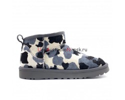 CLASSIC ULTRA MINI COW PRINT GREY