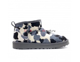 CLASSIC ULTRA MINI COW PRINT GREY