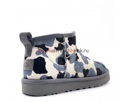 CLASSIC ULTRA MINI COW PRINT GREY