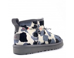 CLASSIC ULTRA MINI COW PRINT GREY