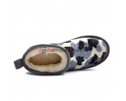 CLASSIC ULTRA MINI COW PRINT GREY