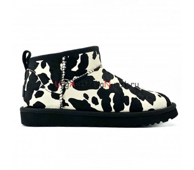 CLASSIC ULTRA MINI COW PRINT BLACK