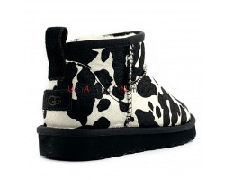 CLASSIC ULTRA MINI COW PRINT BLACK