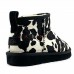 CLASSIC ULTRA MINI COW PRINT BLACK