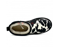 CLASSIC ULTRA MINI COW PRINT BLACK