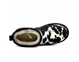 CLASSIC ULTRA MINI COW PRINT BLACK