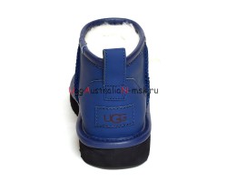 UGG CLASSIC ULTRA MINI LEATHER ROYAL NAVY