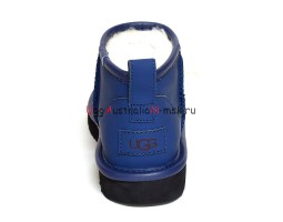 UGG CLASSIC ULTRA MINI LEATHER ROYAL NAVY