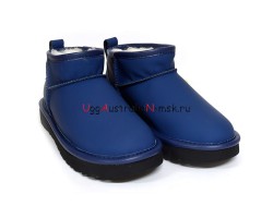 UGG CLASSIC ULTRA MINI LEATHER ROYAL NAVY