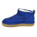 UGG CLASSIC ULTRA MINI LEATHER ROYAL BLUE