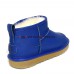 UGG CLASSIC ULTRA MINI LEATHER ROYAL BLUE